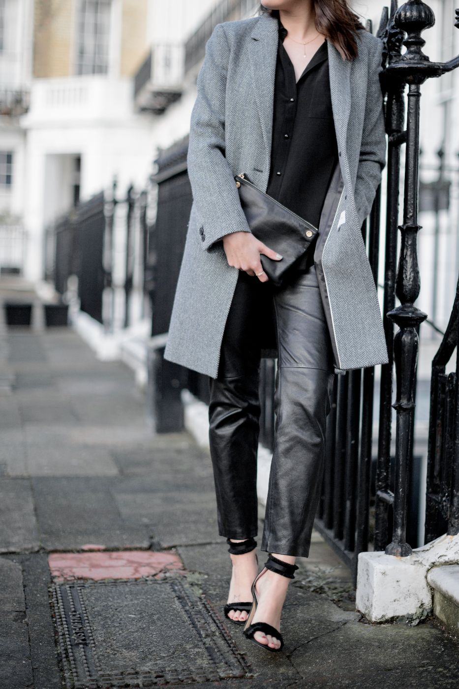 Styling Faux Leather Trousers - The Evening Edit
