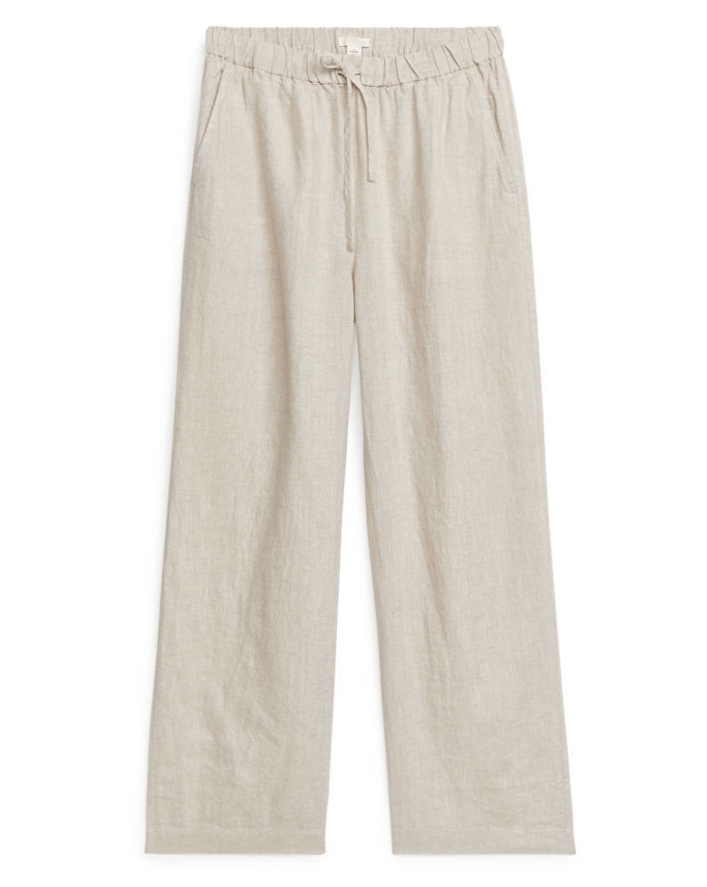 ARKET Linen Drawstring Trousers – The Anna Edit